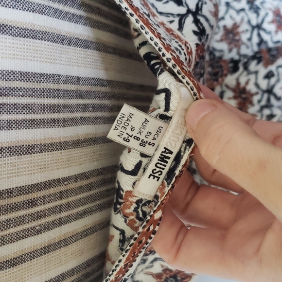 Amuse society floral boho romper s - Picture 3 of 3